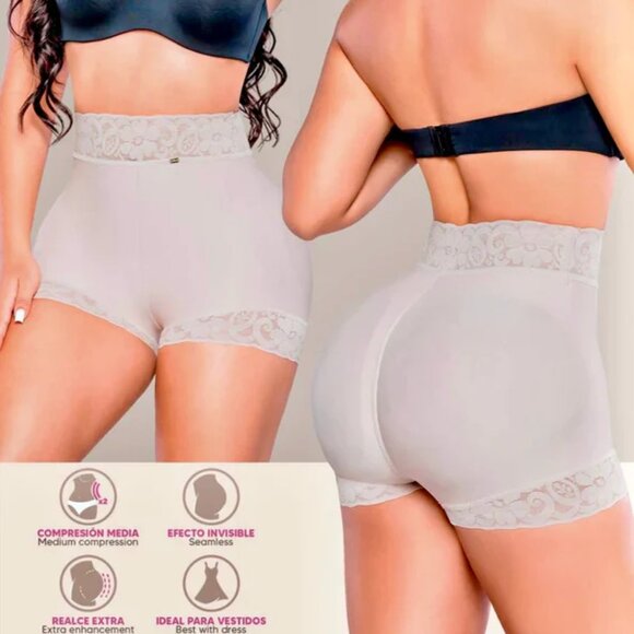 Large SMI04027 Fajas Invisible PushUp Panty Shaper Instant ButtLift Results NEW! - Picture 7 of 17